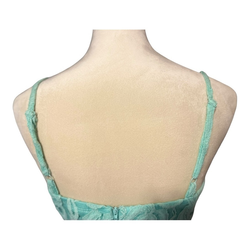 Vanity large blue lace short spaghetti strap dress with POCKETS!! - Picture 2 of 8